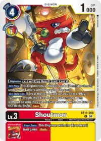 Shoutmon - BT19-008  - Uncommon