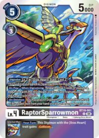 RaptorSparrowmon - BT19-061  - Rare