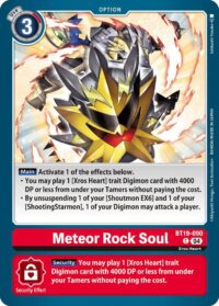 Meteor Rock Soul - BT19-090  - Common