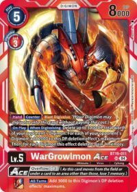 WarGrowlmon ACE - BT19-011  - Super Rare