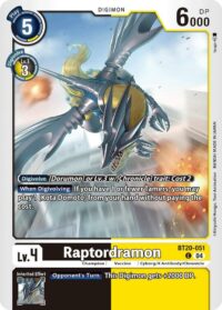 Raptordramon - BT20-051  - Common