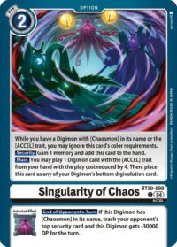 Singularity of Chaos - BT20-099  - Common