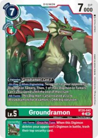 Groundramon - BT20-042  - Uncommon