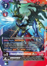 HeavyMetaldramon ACE - BT20-077  - Super Rare