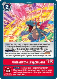 Unleash the Dragon Gene - BT20-093  - Common