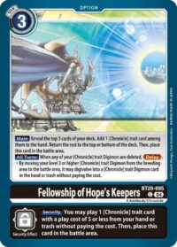 Fellowship of Hope's Keepers - BT20-095  - Common