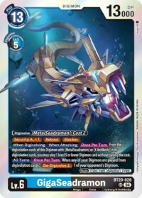 GigaSeadramon - BT20-028  - Super Rare