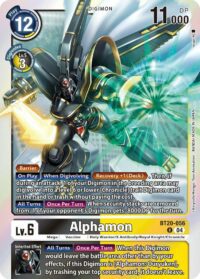 Alphamon - BT20-056  - Rare