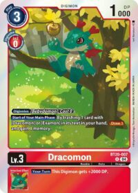 Dracomon - BT20-007  - Rare