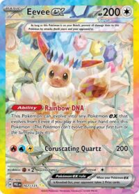 Eevee ex - 167/131 - Special Illustration Rare - 167/131 - Inglés