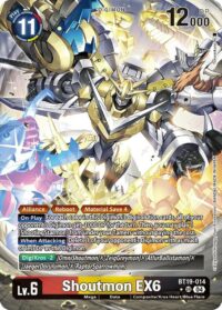 Shoutmon EX6 (Alternate Art) - BT19-014  - Super Rare