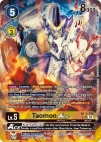 Taomon ACE (Alternate Art) - BT19-037  - Super Rare