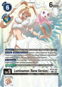 Luminamon (Nene Version) (Alternate Art) - BT19-102  - Secret Rare