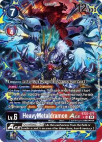 HeavyMetaldramon ACE (Alternate Art) - BT20-077  - Super Rare