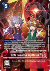 Kota Domoto & Yuji Musya (Alternate Art) - BT20-087  - Rare