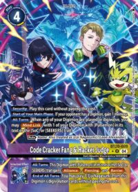 Code Cracker Fang & Hacker Judge (Alternate Art) - BT20-089  - Rare