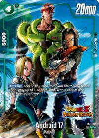 Android 17 (Dragon Ball Z Dokkan Battle Alternate Art) - FB01-077 - UC