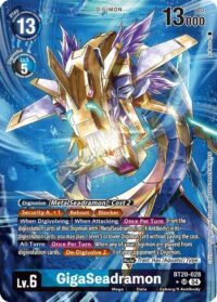 GigaSeadramon (Alternate Art) - BT20-028  - Super Rare