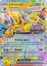 Jolteon ex - 030/131 (Prismatic Evolutions Stamp) - Promo -  Inglés (Sellado)